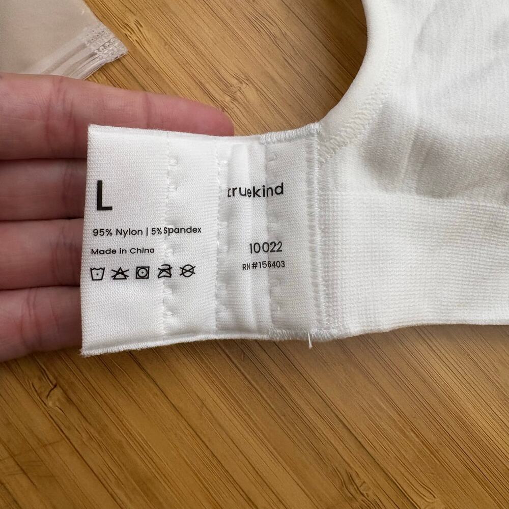 Shapermint Truekind Large White Daily Comfort Wireless Shaper Bra 10022 Extender - Picture 8 of 8